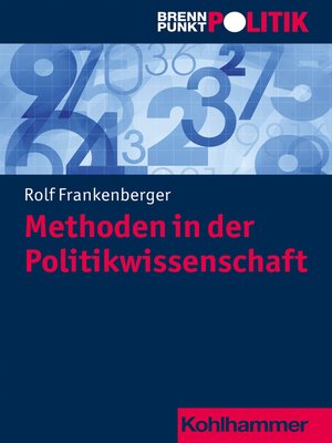 cover image of Methoden in der Politikwissenschaft